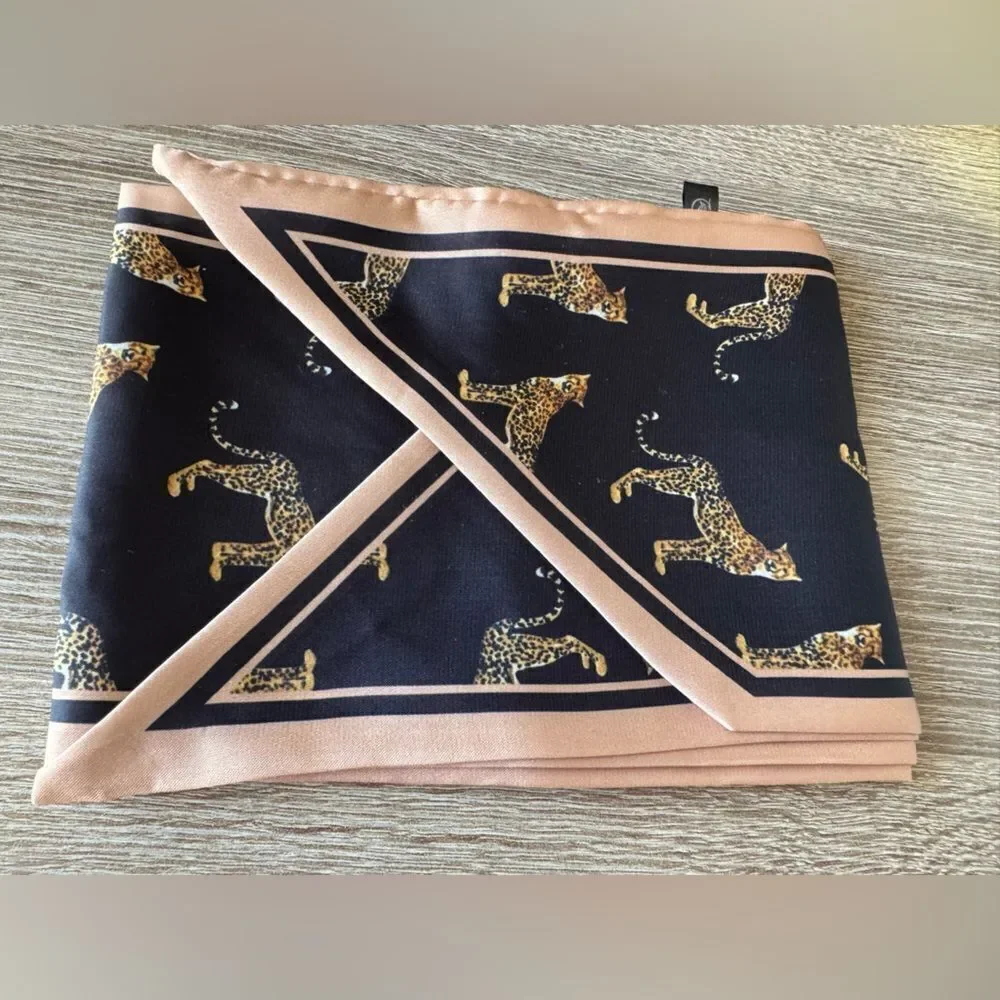 Leopard Print Scarf N878